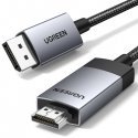 Ugreen DP119 25491 DisplayPort to HDMI 4K 60Hz Cable 3m - Gray Ugreen DP119 25491 DisplayPort to HDMI 4K 60Hz Cable 3m - Gray