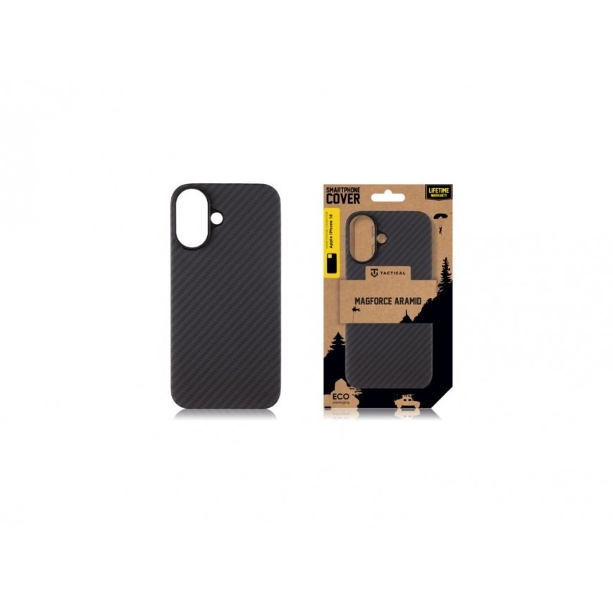 Tactical MagForce Aramid Cover for Apple iPhone 16 Black – 2