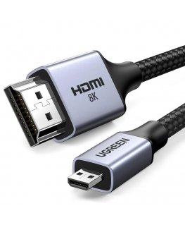 Ugreen HD164 15516 micro HDMI / HDMI 2.1 8K cable 1m - gray