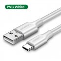 Ugreen 60121 USB-kaapeli USB 2.0 1 m USB A USB C Valkoinen Ugreen 60121 USB-kaapeli USB 2.0 1 m USB A USB C Valkoinen