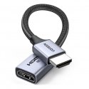 Ugreen HD165 HDMI (Male) / HDMI (Female) 8K Cable 0.15m - Gray Ugreen HD165 HDMI (Male) / HDMI (Female) 8K Cable 0.15m - Gray