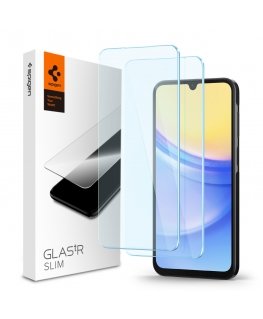 Spigen GLAS.tR Slim Selge ekraanikaitse Samsung 2 tk