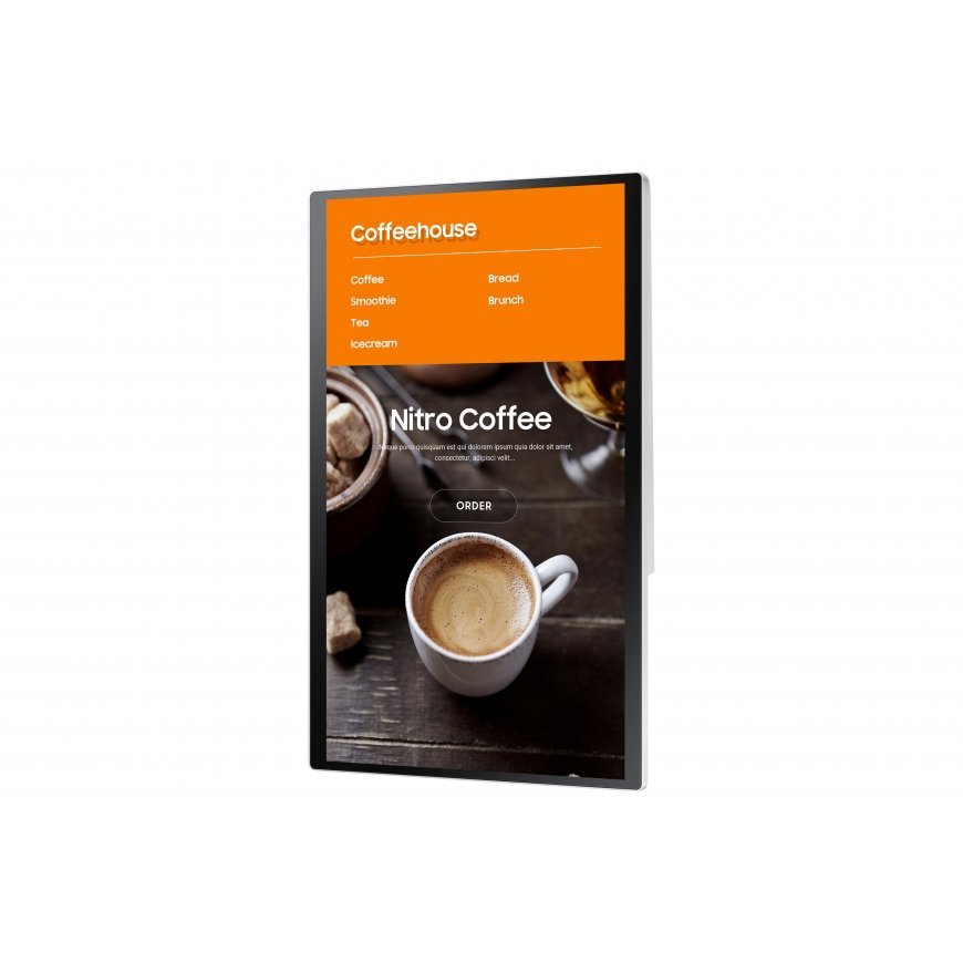 Samsung LH24KMATBGC Kioskimalli 60,5 cm (23.8") Wi-Fi 250 cd/m² Full HD Valkoinen Kosketusnäyttö 16/ – 5