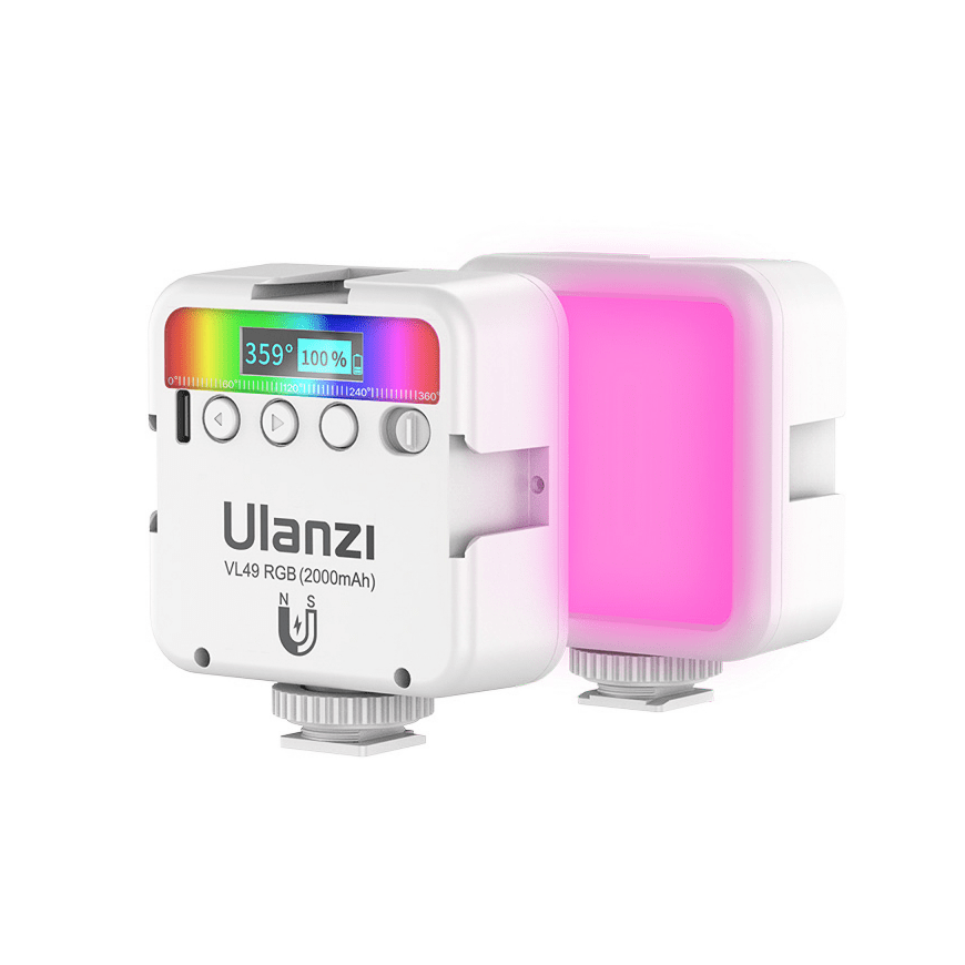 Table Lamp - Lamp Ulanzi Vl49 RGB White/blue 2500k-9000k
