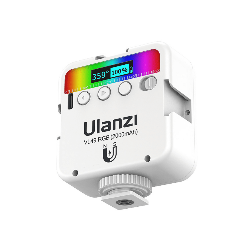 Stalo Lempa - Lampa Ulanzi Vl49 Rgb Balta/mėlyna 2500k-9000k – 3