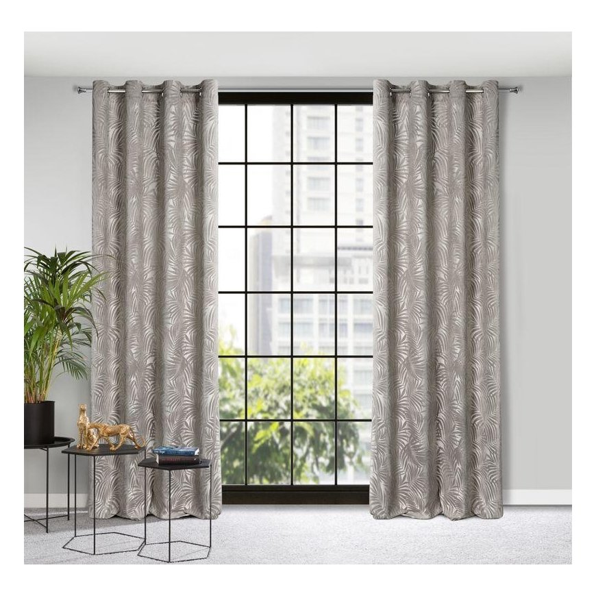 Eurofirany Curtains LIVIA / BEŻ 140X250 TRANS – 3