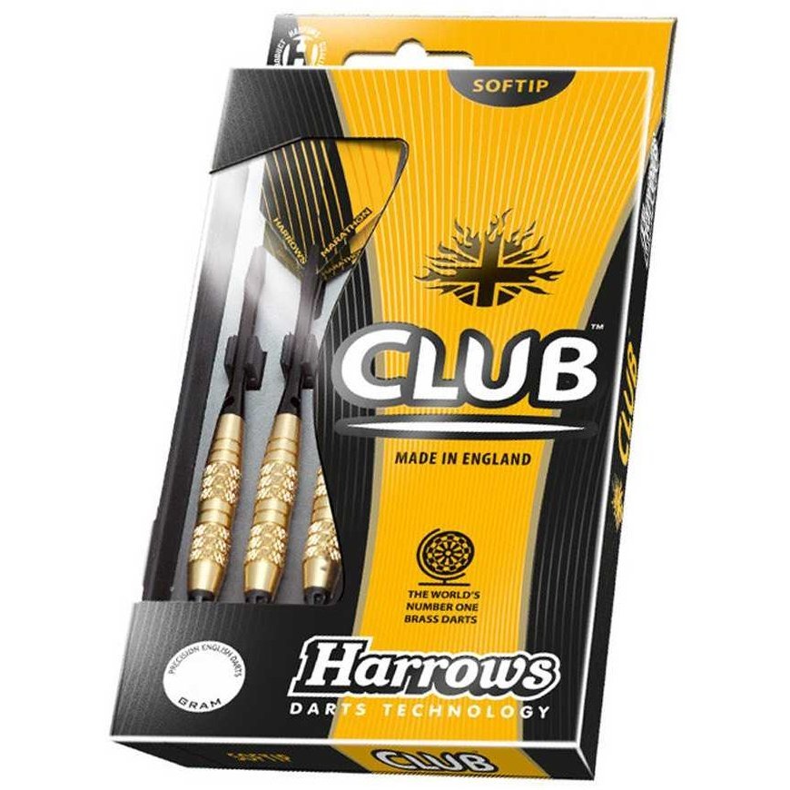 Harrows Smiginis Softip CLUB BRASS 3x18gK – 4