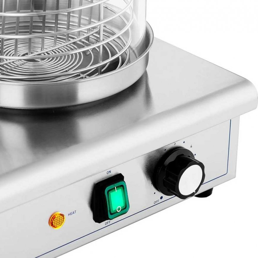 Royal Catering Sausage heater, 4 bun skewers, capacity 30 sausages, 650 W