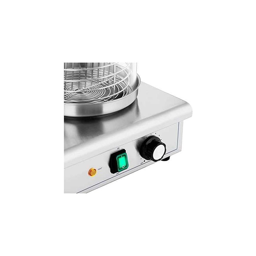 Royal Catering Sausage heater, 4 bun skewers, capacity 30 sausages, 650 W – 4