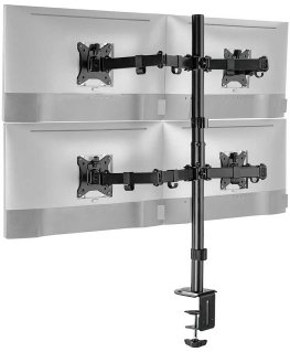 Spacetronik SPA-140 four monitor mount