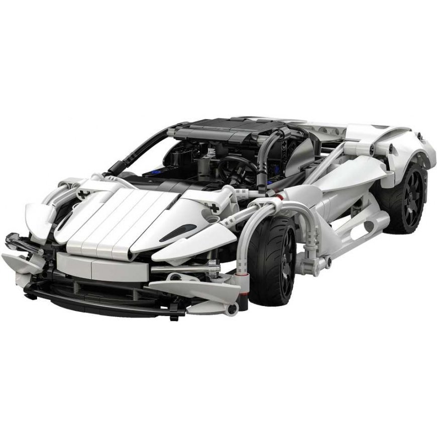 Klocki konstrukcyjne CaDA Samochód zdalnie sterowany Auto sportowe raudona 30 cm Storming Sport Car Važiuoklė 402 elementy RC Du – 2
