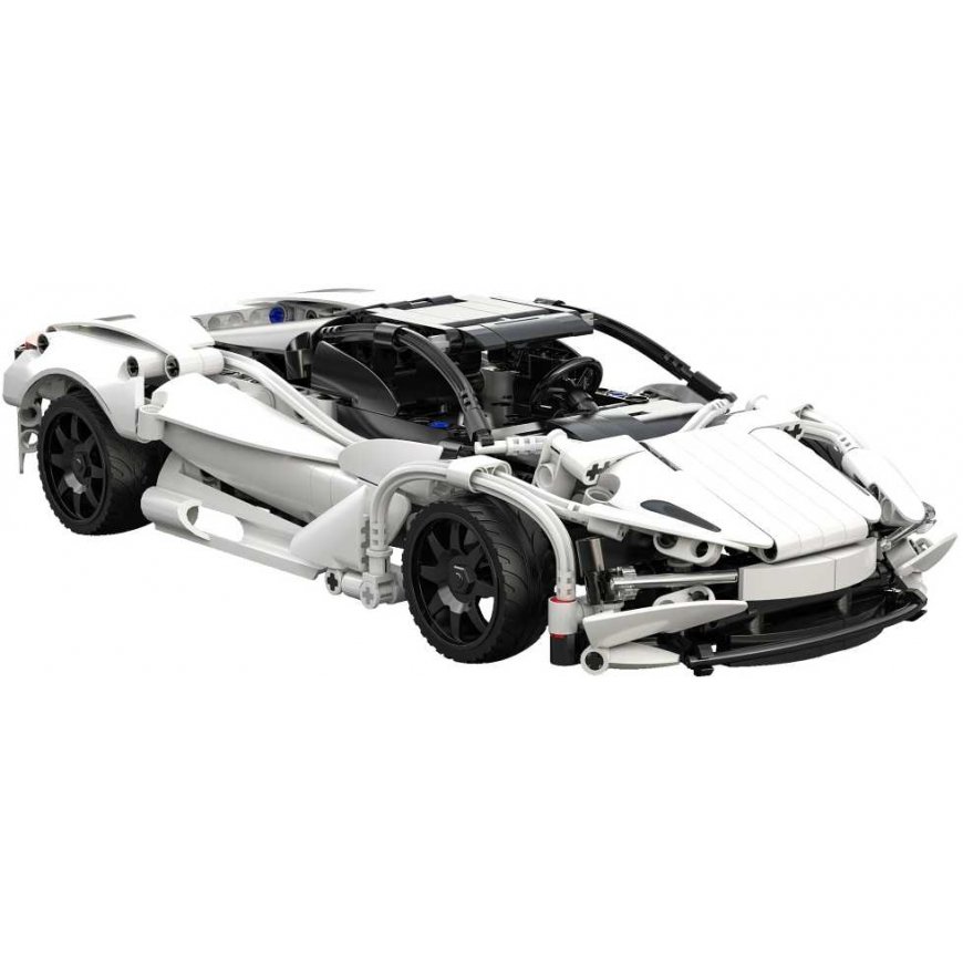Klocki konstrukcyjne CaDA Samochód zdalnie sterowany Auto sportowe red 30 cm Storming Sport Car Chassis 402 elementy RC Dual Mod – 4