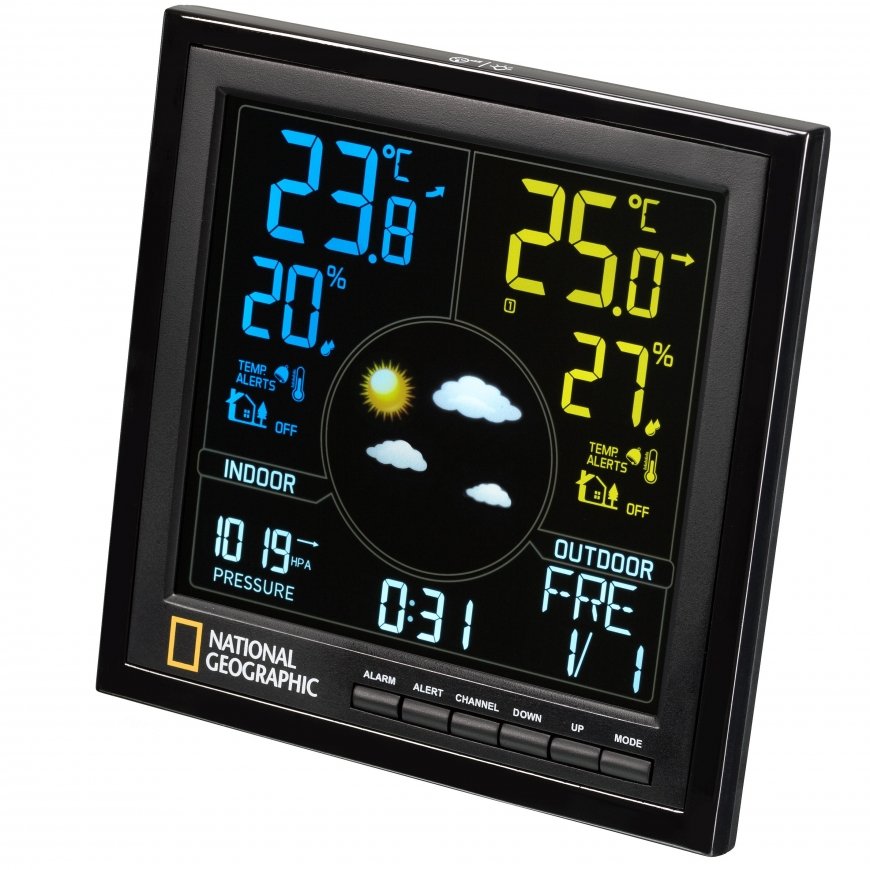 Weather station, color LCD screen, NATIONAL GEOGRAPHIC – 3
