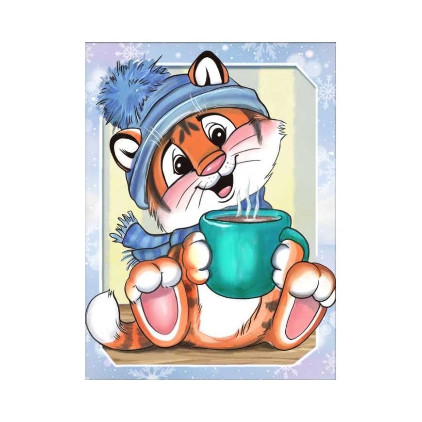 Beldizart Diamond painting set "Tiger