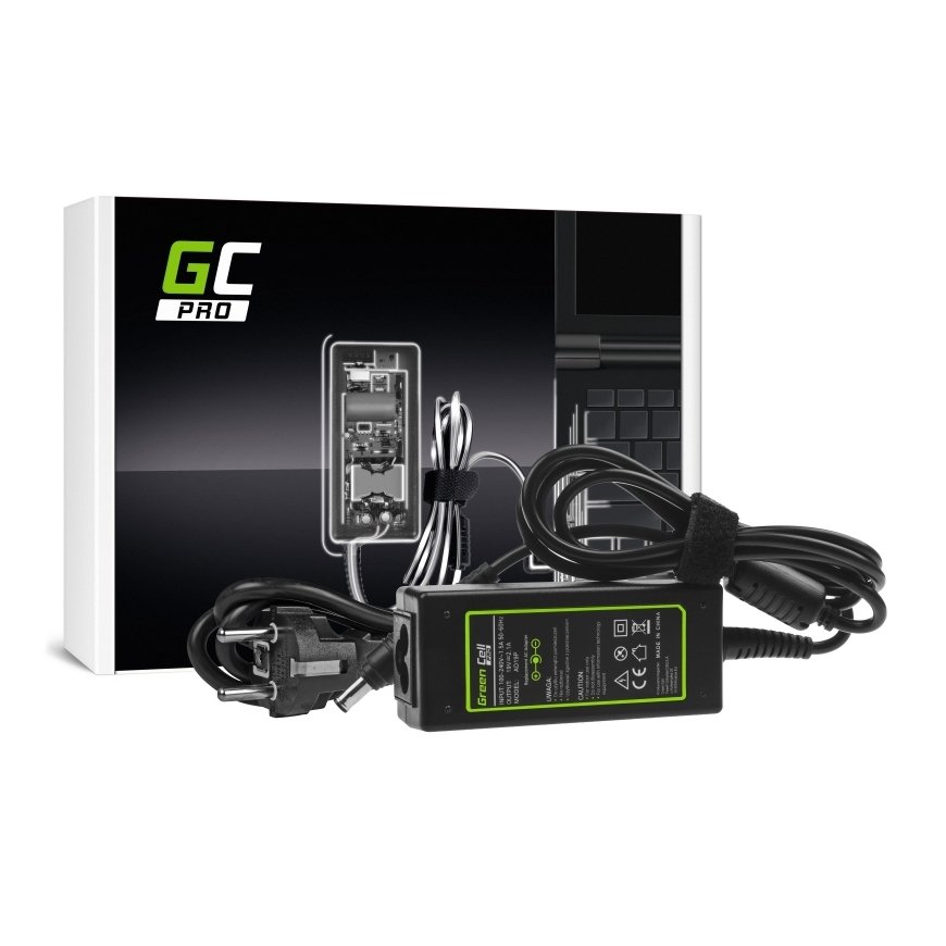 Green Cell AD19P maitinimo adapteris / inverteris Vidaus 40 W Juoda