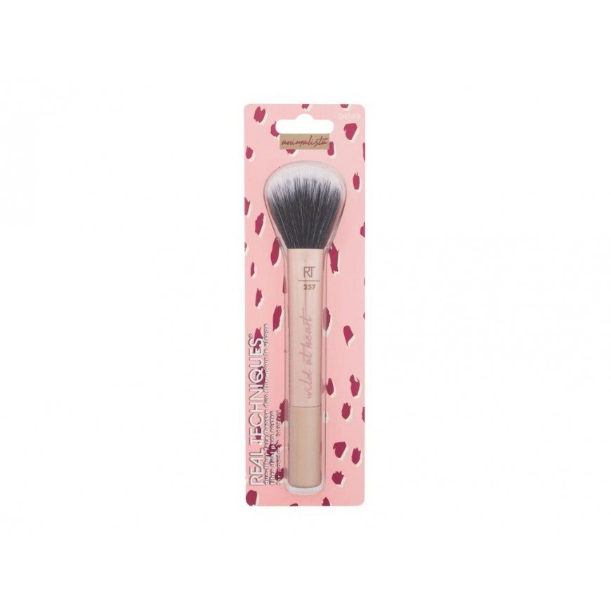 Real Techniques Real Techniques Animalista Duo-Fiber Face Limited Edition makeup brush 1 pc. – 2