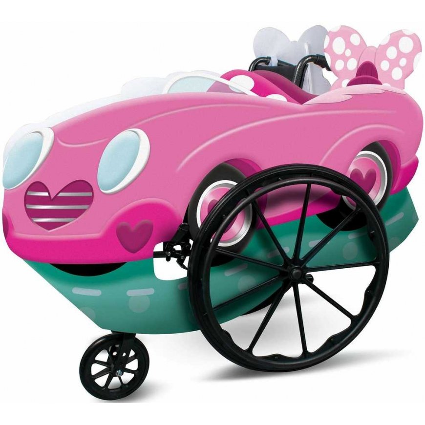 Stroj karnawałowy Disney pojaz Myszka Minnie na wózek inwalidzki