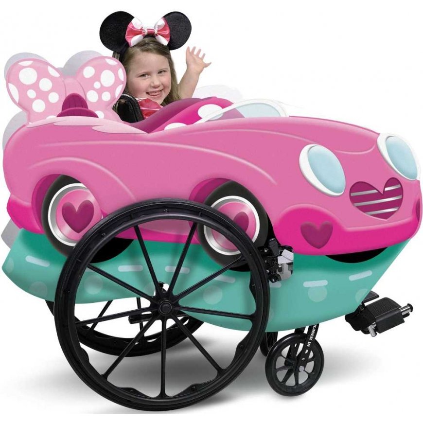 Stroj karnawałowy Disney pojaz Myszka Minnie na wózek inwalidzki – 2