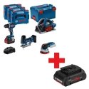 BOSCH Rinkinys COMBO 18V (GSR 18V-90C +GKT 18V-52GC +GST 18V-155 SC +GEX 18V-125) 1xPC4,0Ah 2xPC5,5Ah BOSCH Rinkinys COMBO 18V (GSR 18V-90C +GKT 18V-52GC +GST 18V-155 SC +GEX 18V-125) 1xPC4,0Ah 2xPC5,5Ah