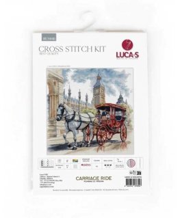luca S Counted Cross Stitch Kit "Carriage Ride" 35x35cm SBU5040