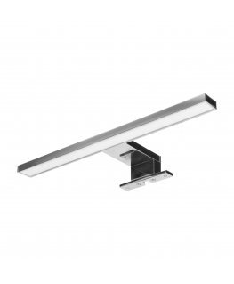 Sieninis šviestuvas Orno NORTES LED 5W, veidrodinė lempa, 320lm, 4000K, ilgis 30 cm, aliuminis, sidabras