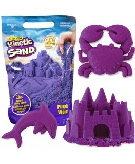Kinetic sand piasek kinetyczny żywe kolory purple 900g+