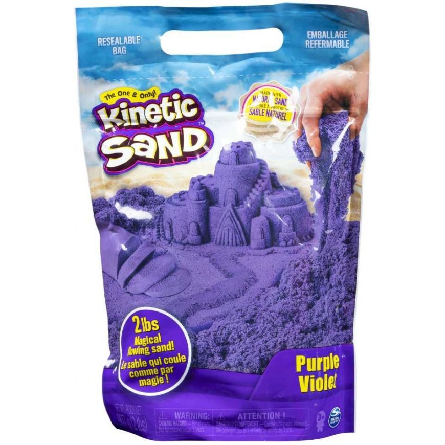 Kinetic sand piasek kinetyczny żywe kolory violetinė 900g+ – 2