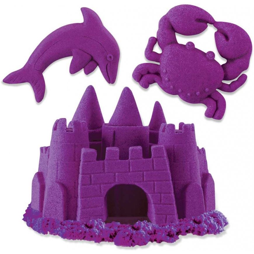 Kinetic sand piasek kinetyczny żywe kolory purple 900g+ – 3
