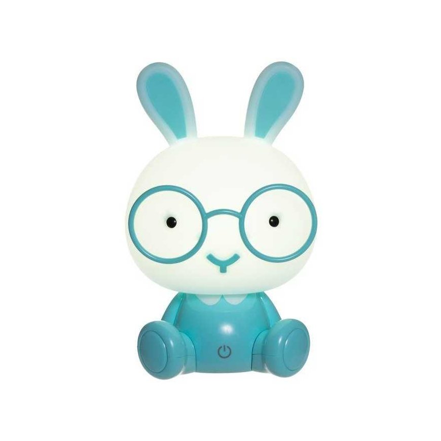 Tammer Brands Oy Bunny with glasses - LED table lamp, blue – 3