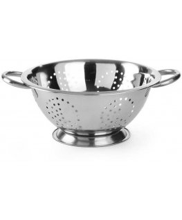 Kitchen Line stainless steel colander, dia. 340 mm - Hendi 535301