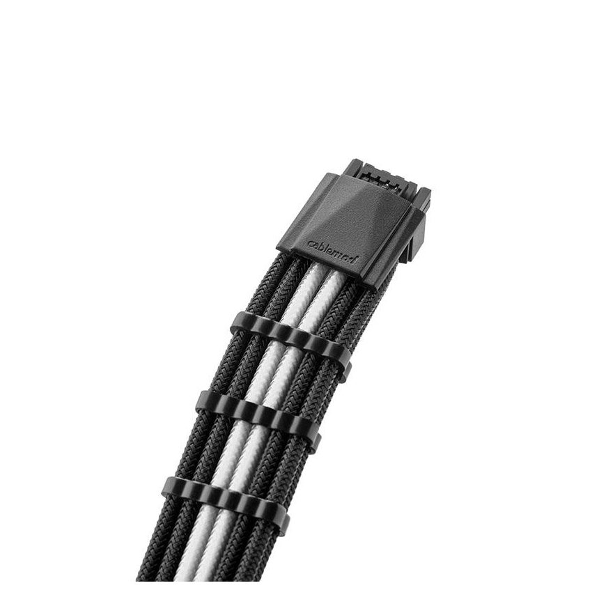 CableMod C-Series PRO ModMesh 12VHPWR Cable Kit for Corsair RM, RMi, RMx (Juodas Label) - juodas/baltas – 3