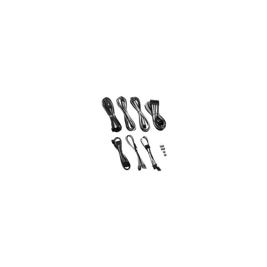 CableMod C-Series PRO ModMesh 12VHPWR Cable Kit for Corsair RM, RMi, RMx (Black Label) - Black/White – 5