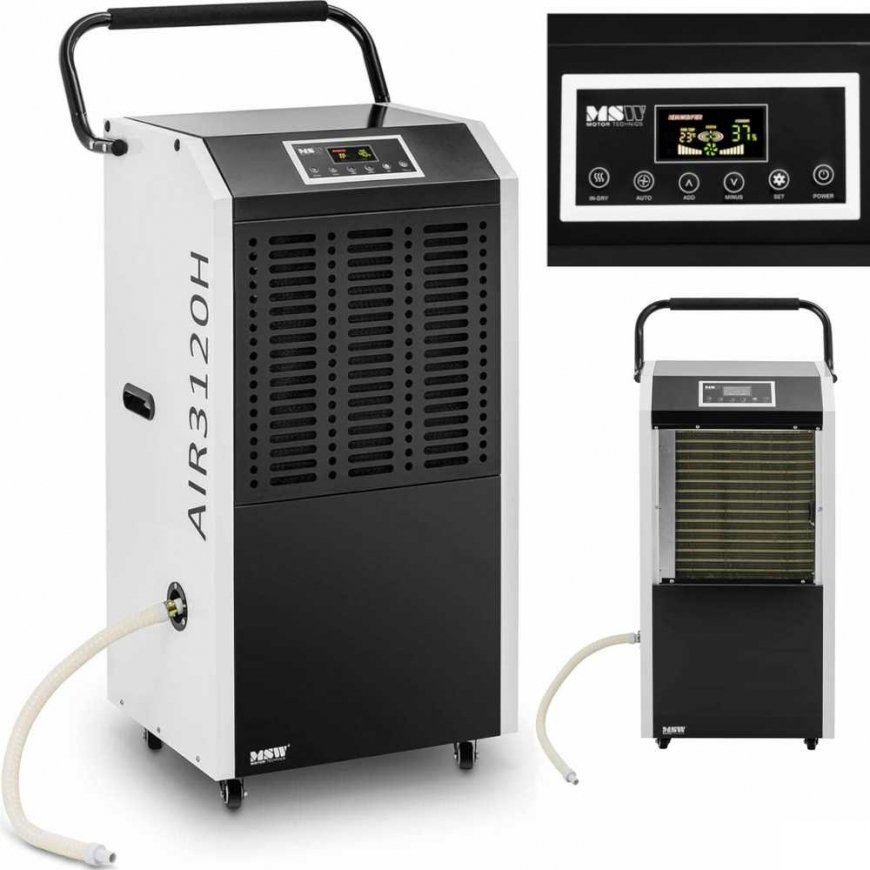 MSW Air dryer dehumidifier industrial construction 1800 W 1129 m3/h up to 170 m2