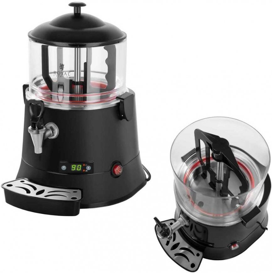 Royal Catering Chocolate making heater dispenser for hot chocolate 30-90°C 5L