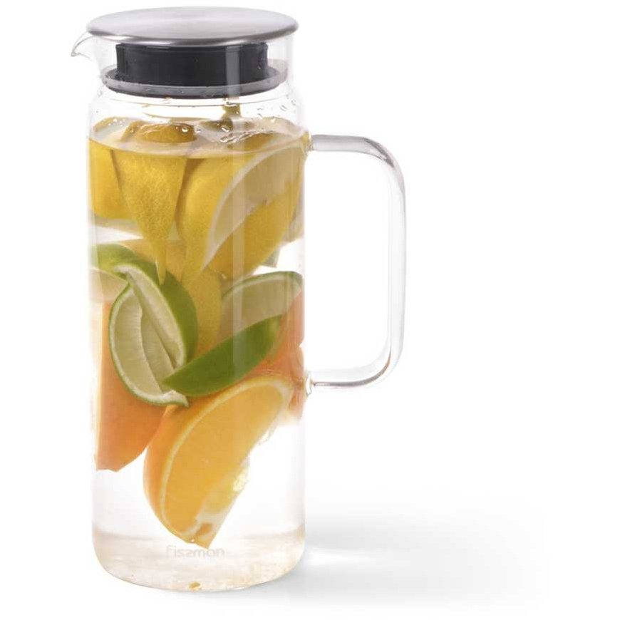 Fissman Jug GIORNO for hot and cold drinks with filter 1000 ml (glass)