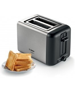 Bosch TAT3P420 tosteris 2 šķēle (-s) 970 W Nerūsējošs tērauds