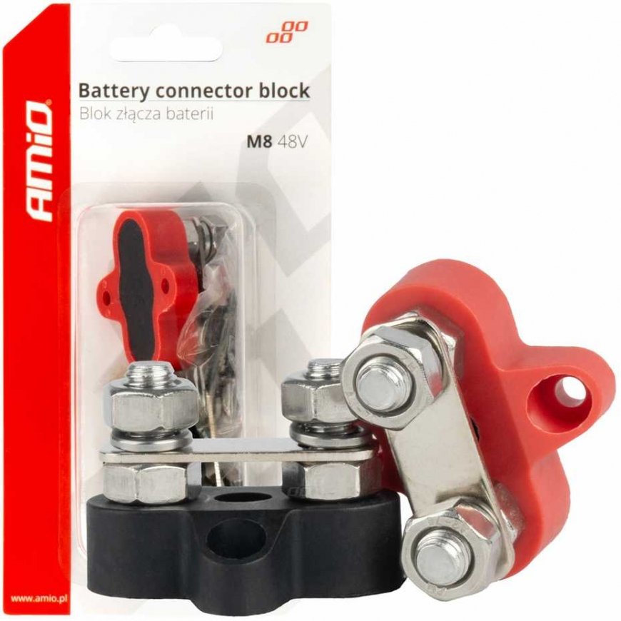 AMiO Battery connector distribution block bus