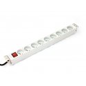 Digitus A-19-STRIP-4-IMP power distribution unit (PDU) 9 AC outlet(s) 1U White Digitus A-19-STRIP-4-IMP power distribution unit (PDU) 9 AC outlet(s) 1U White