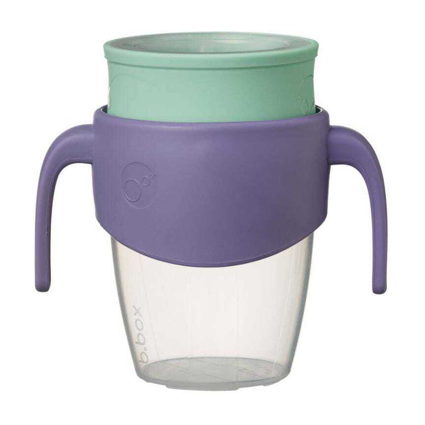 b.box - 360 sippy cup for learning to drink | Lilac Pop – 2