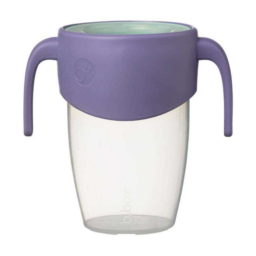 b.box - 360 sippy puodelis, skirtas mokytis gerti | Alyvinė pop – 3