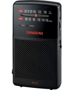 Sangean Pocket 100 Pārnesams Melns