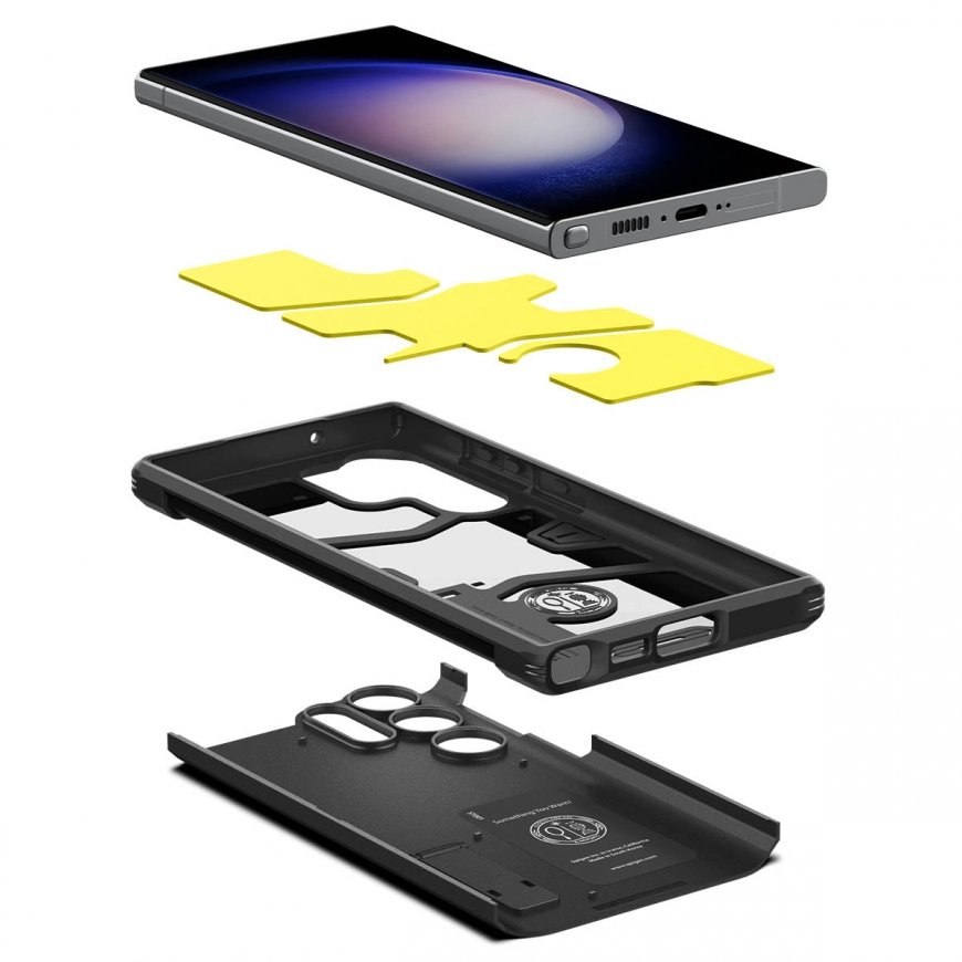 Spigen Tough Armor mobilo telefonu apvalks 17,3 cm (6.8") Aploksne Melns – 2