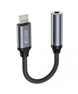 Tech-Protect UltraBoost Lightning / 3.5mm mini jack adapter - black