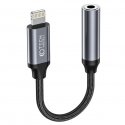 Tech-Protect UltraBoost Lightning / 3.5mm mini jack adapter - black Tech-Protect UltraBoost Lightning / 3.5mm mini jack adapter - black