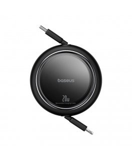 Baseus Free2Pull retractable USB-C / Lightning cable 20W 1m - black
