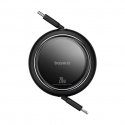 Baseus Free2Pull retractable USB-C / Lightning cable 20W 1m - black Baseus Free2Pull retractable USB-C / Lightning cable 20W 1m - black