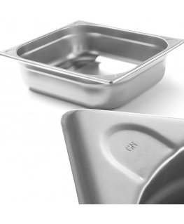 Pojemnik GN 2/3 steel Kitchen Line height 100 mm - Hendi 806234