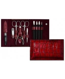 Dukas PL25204 Solingen - Family red manicure made of genuine leather