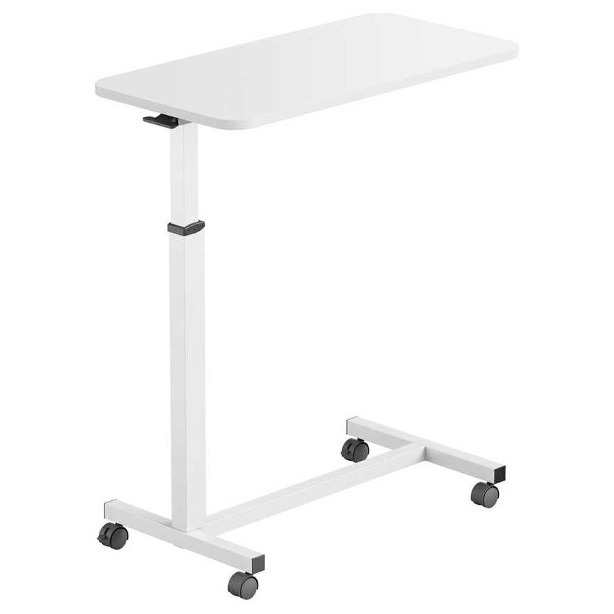 Spacetronik Buddy 02 Lite adjustable table on wheels, white – 2