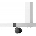 Spacetronik Buddy 02 Lite adjustable table on wheels, white Spacetronik Buddy 02 Lite adjustable table on wheels, white